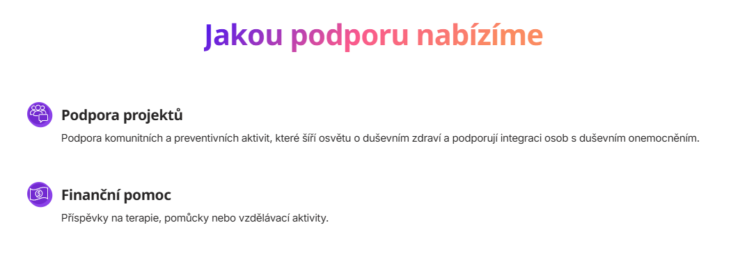 Kdo muze zadat o podporu (d